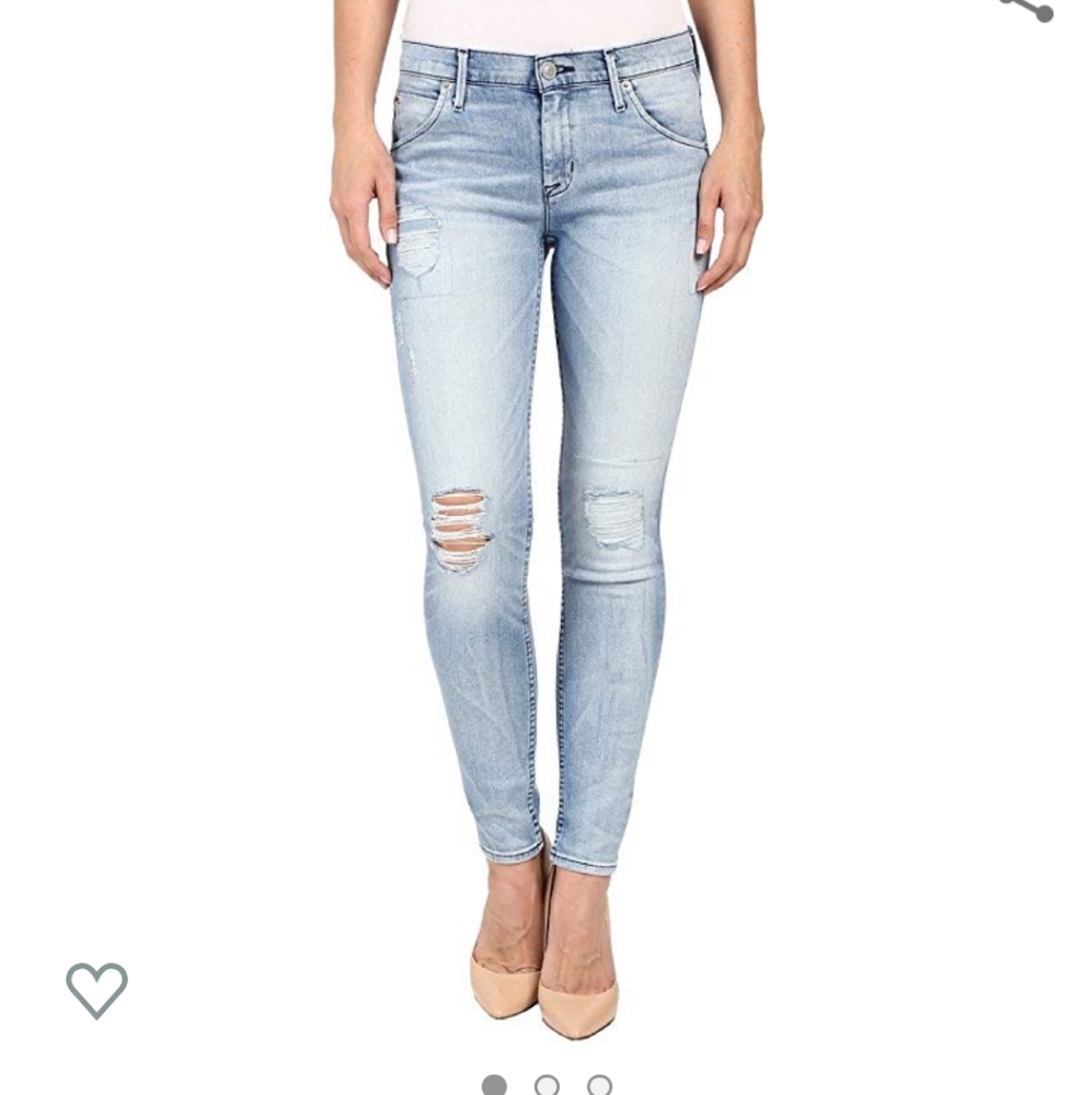 Hudson "Lilly" Midrise Ankle Skinny Jeans